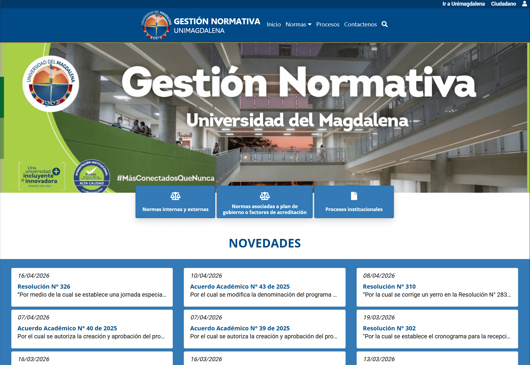 Imagen del proyecto Sistema de Gestión Normativa