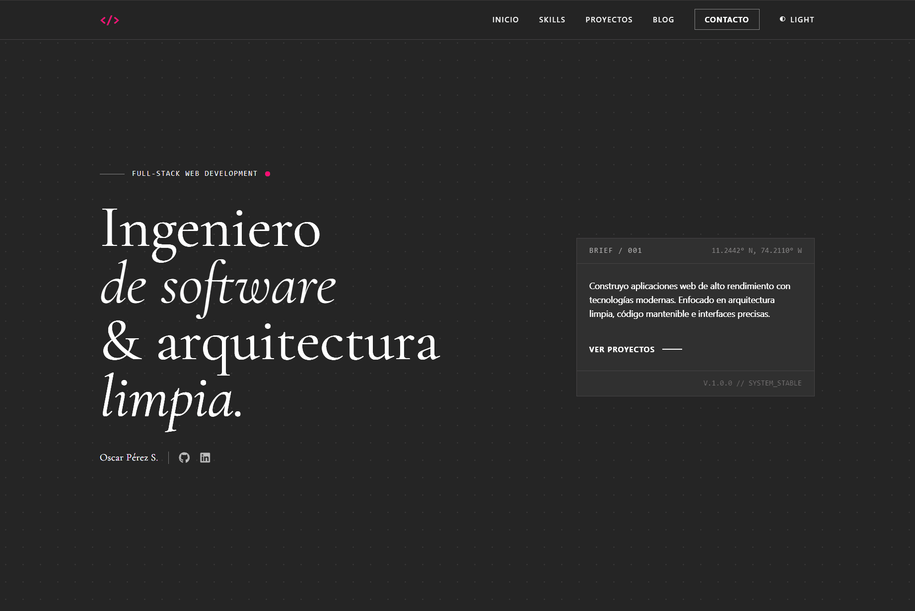 Imagen del proyecto Portafolio Personal